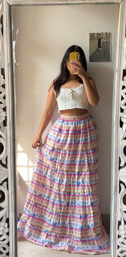Artistic Beach Vibe Skirt