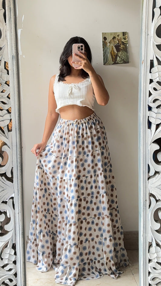 Pinteresty Floral Skirt