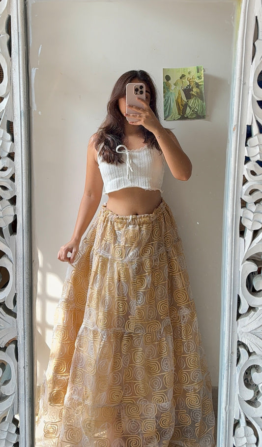Golden Swirl Dream Skirt