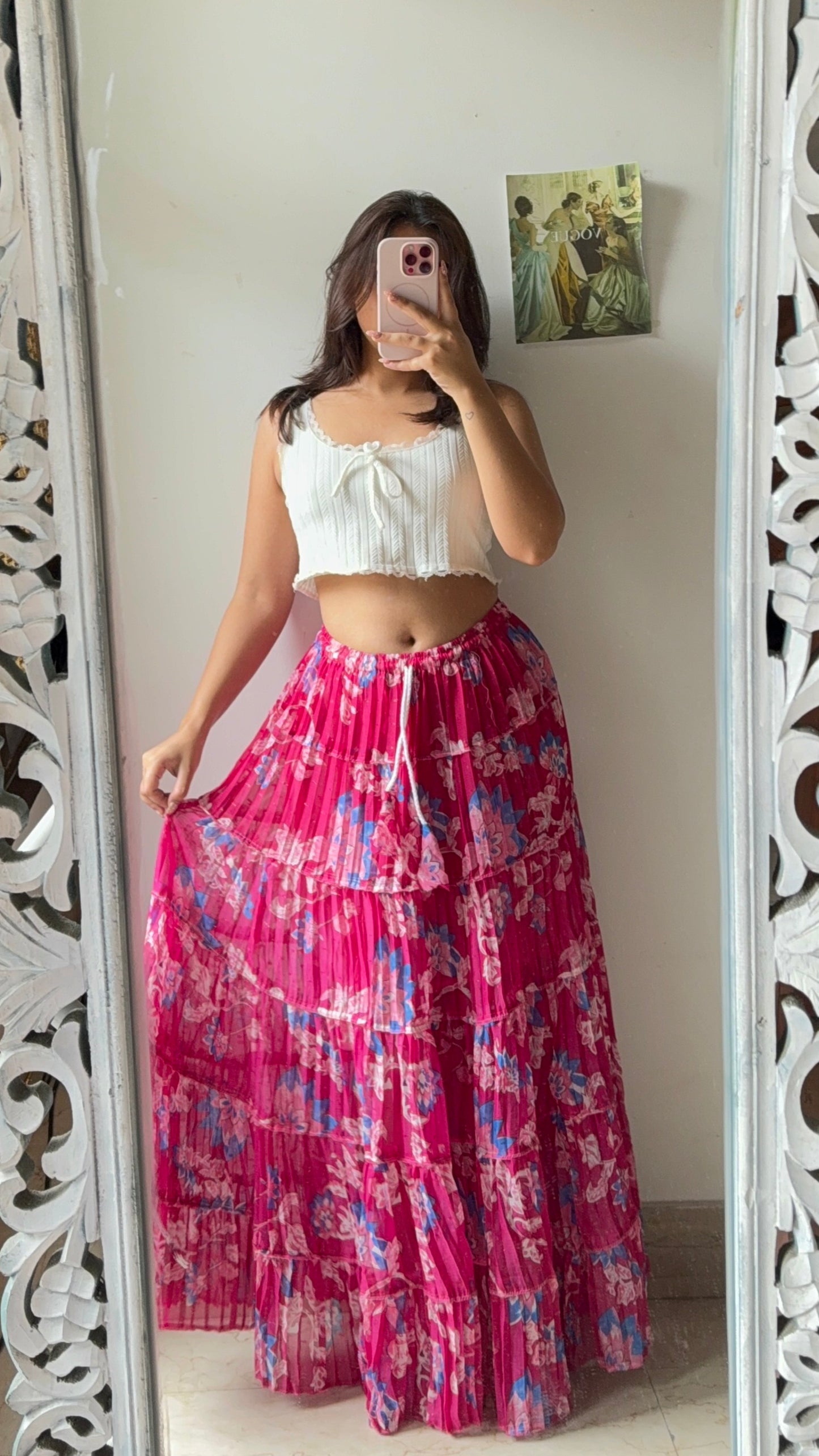 Gulabi Floral Skirt