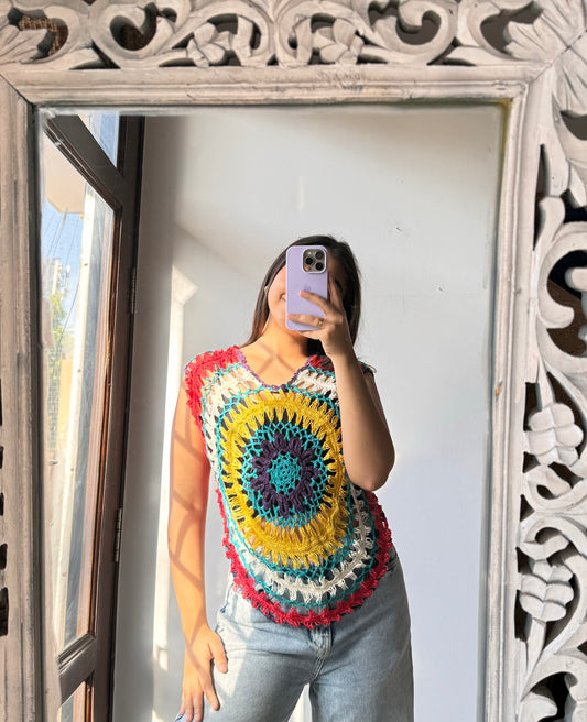 Aesthetic crochet Top