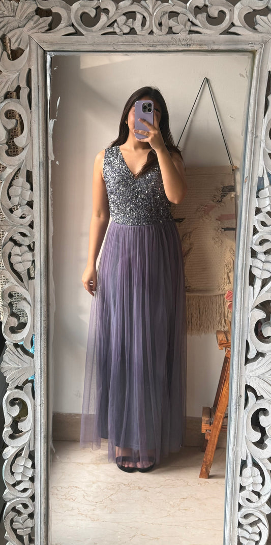 Lilac Shimmery Dress