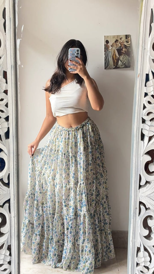 Ditsy Floral Skirt