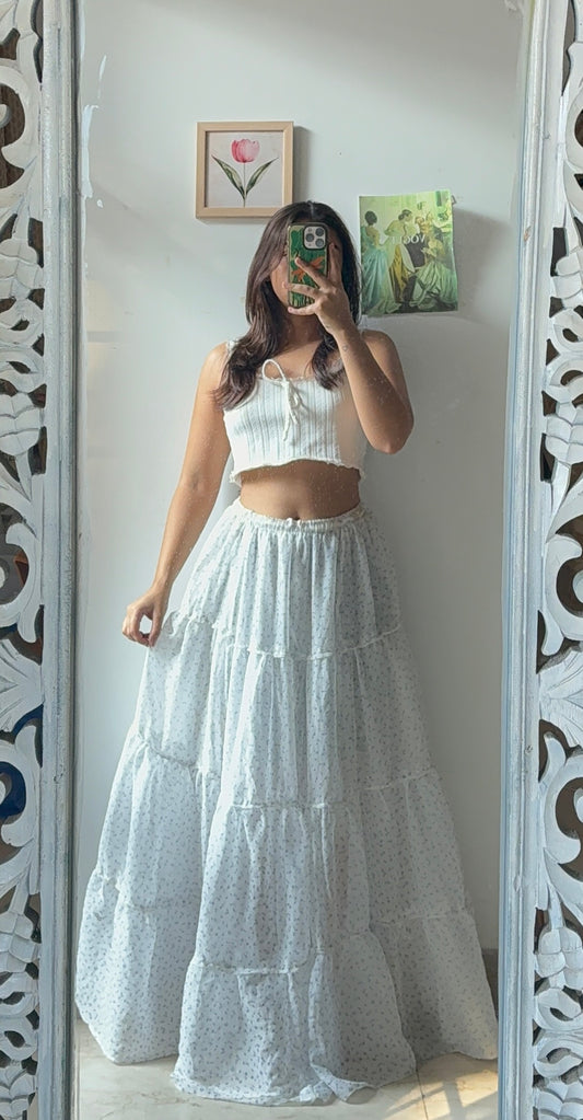 White Pinteresty Skirt