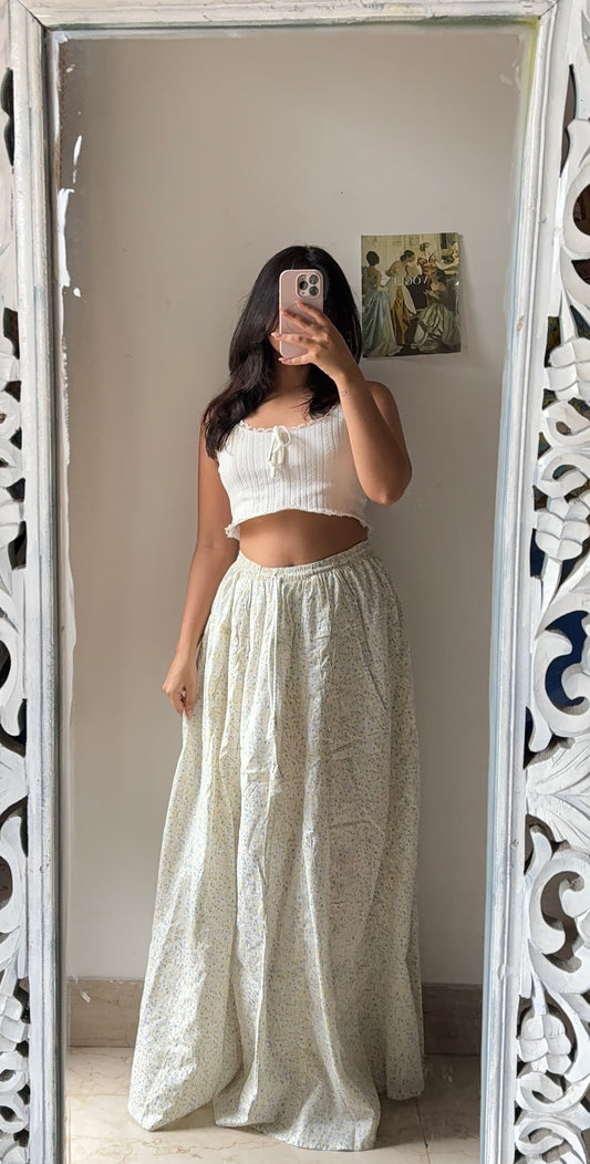 White Sprinkle Skirt