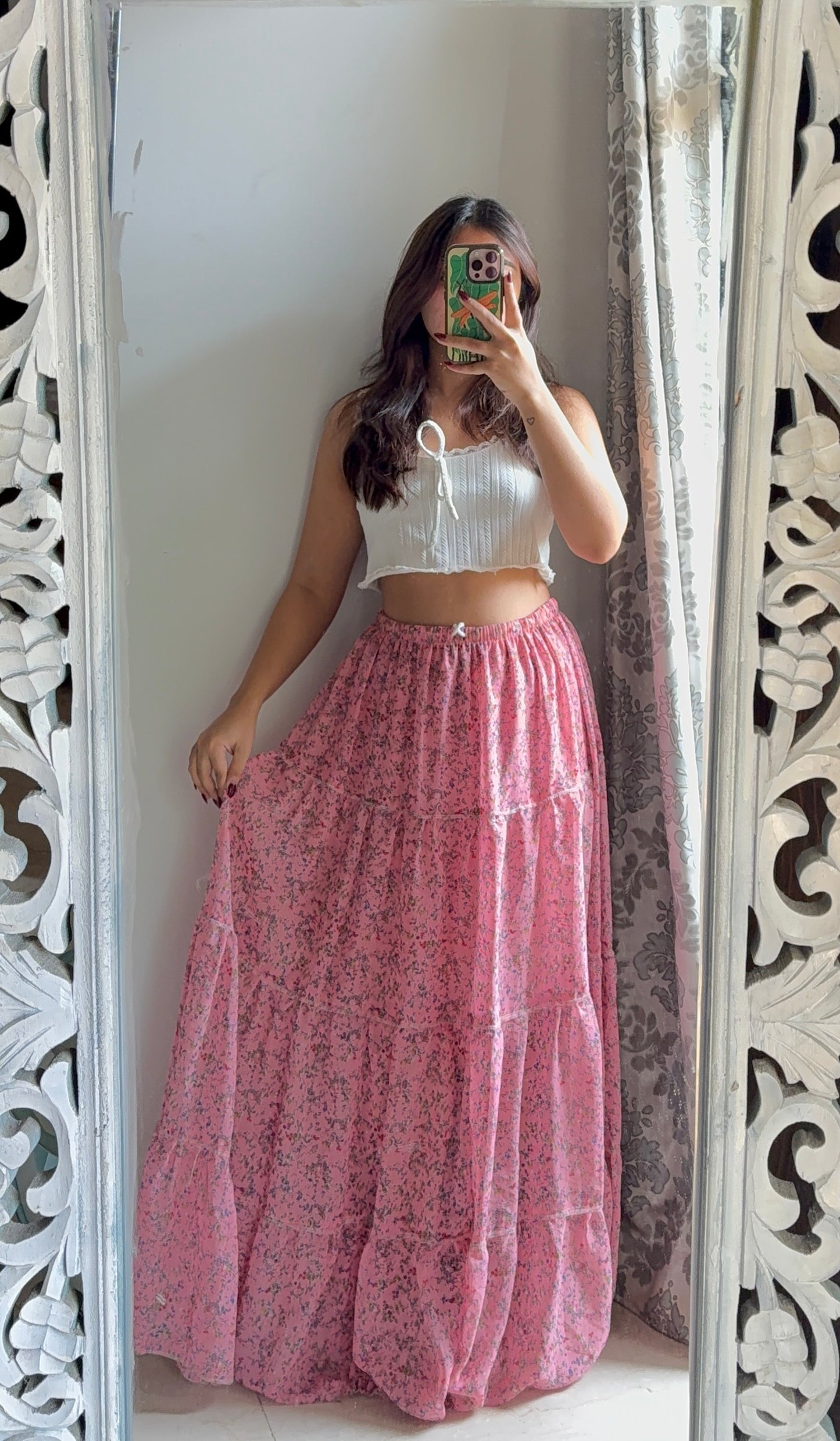 Dusty Rose Pink Skirt