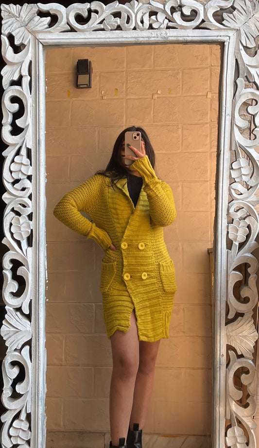 Lime Cardigan
